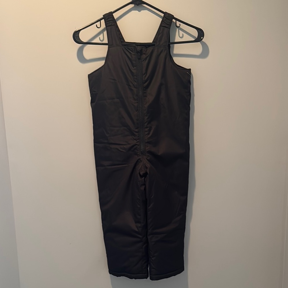 Black Insulated Snow Bib